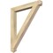 Ekena Millwork Traditional Arts & Crafts Rough Sawn Bracket, Douglas Fir, 4"W x 36"D x 42"H BKT04X36X42TRA03RDF - alternate 1